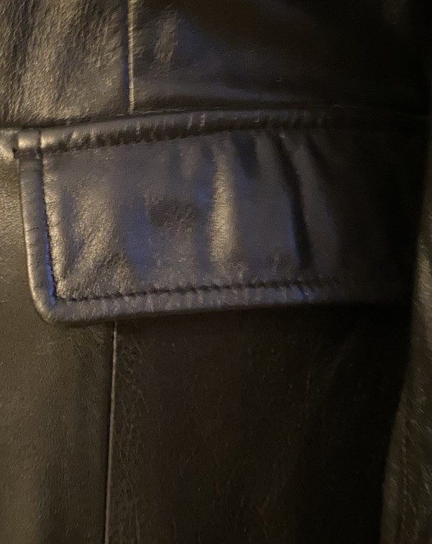 Vtg Wilson’s Leather Maxima Women’s L Black Matrix Long Leather Coat 59” Long 👀