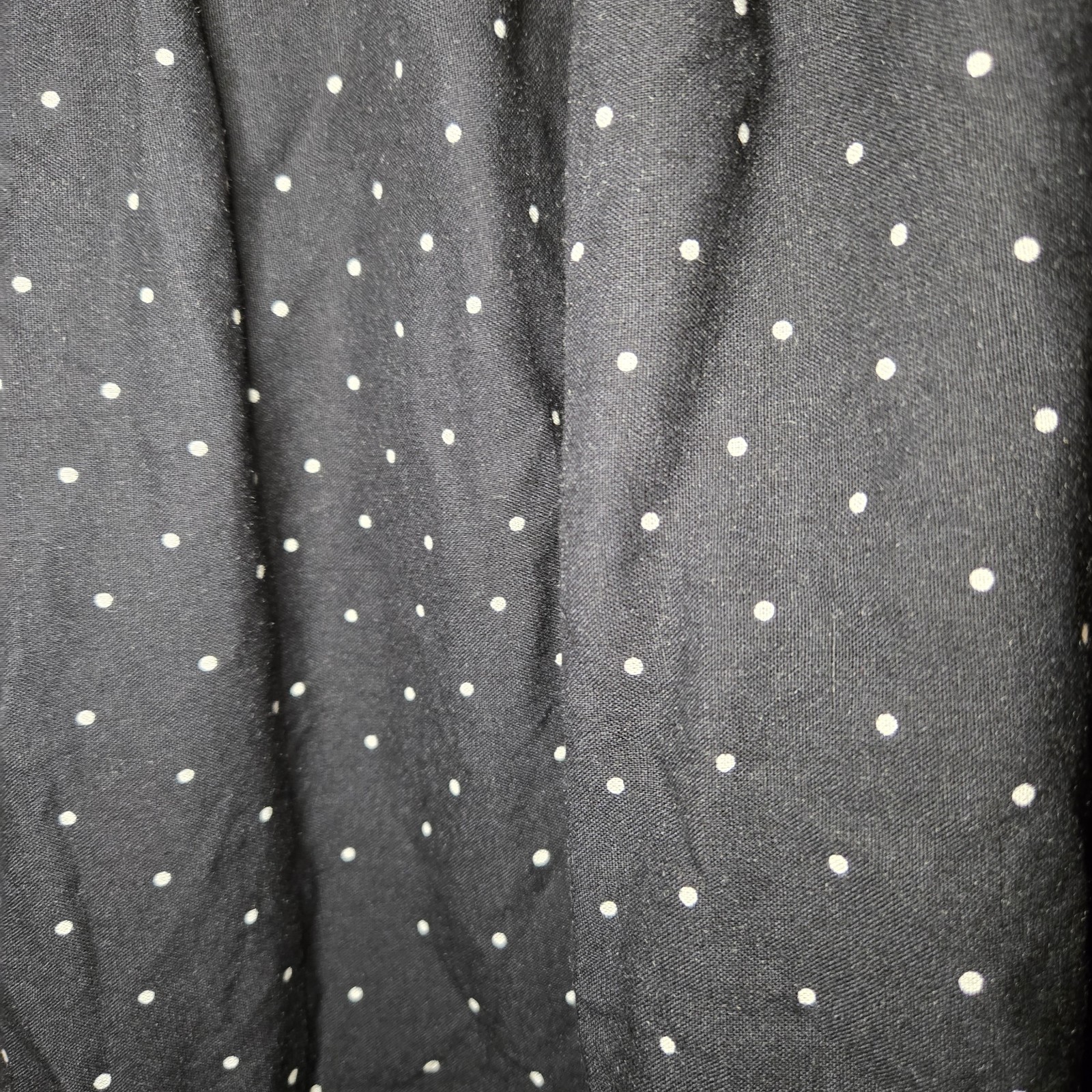 Vintage California Connection Inc. Black Maxi Skirt Floral Fan Elastic 32″ Waist