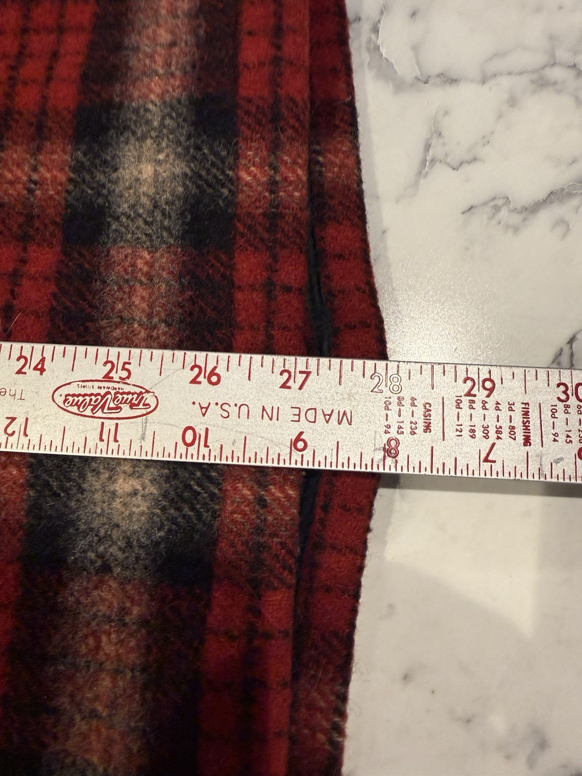 Vintage Woolrich Red Plaid Coat 44 Chest Chore Work Casual Jacket Womens M Men S