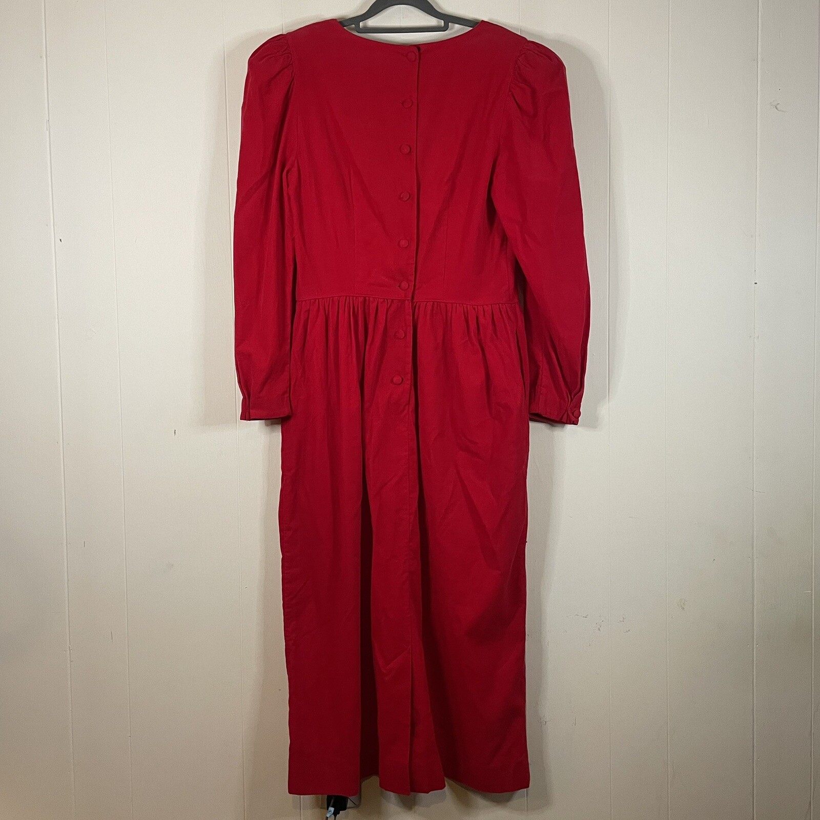 WOMEN’S VINTAGE SHARON YOUNG CORDUROY MIDI DRESS