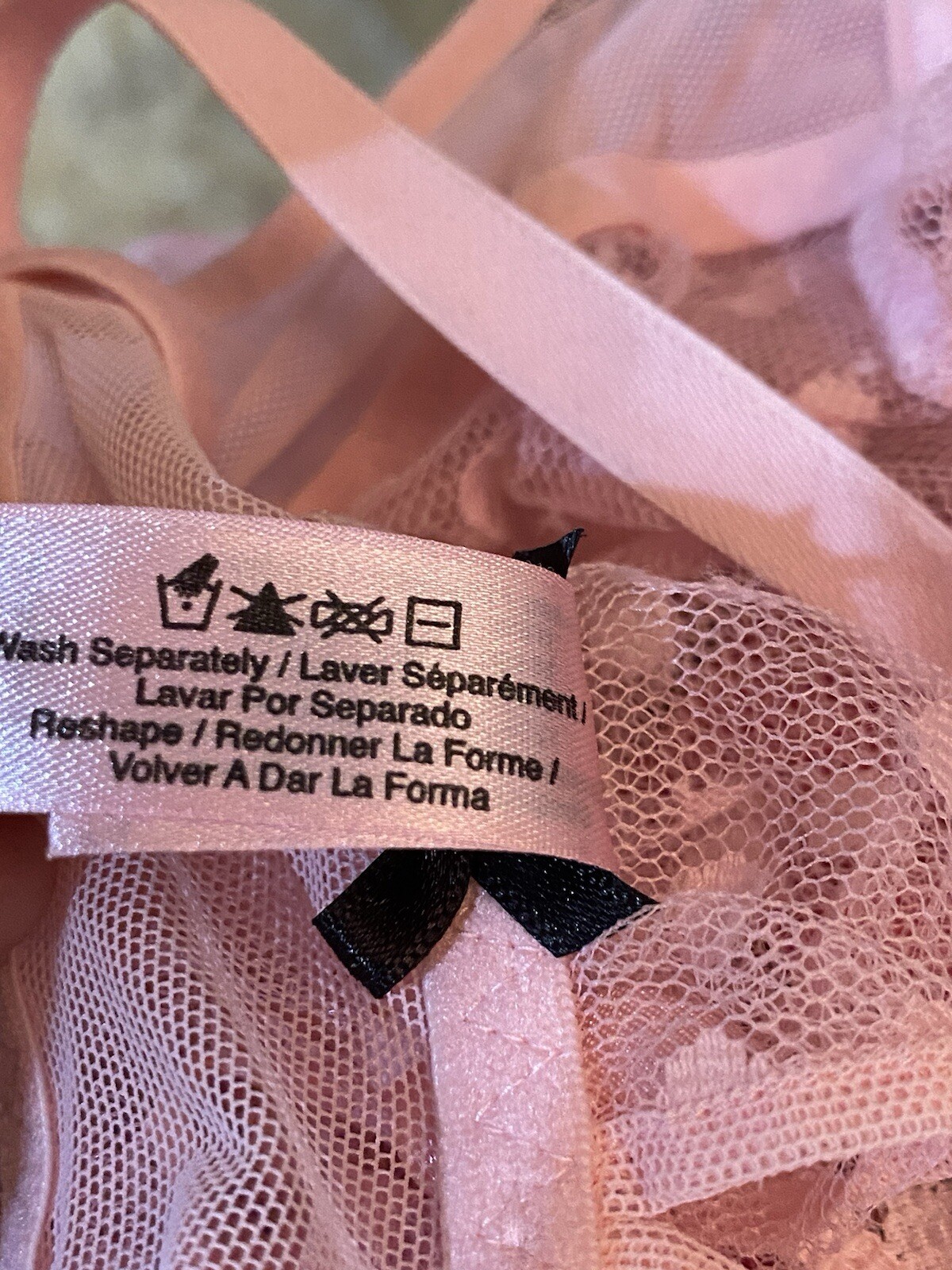 Victoria’s Secret Sexy Little Things Pink Y2K Babydoll Push Up Bra Nighty 36B