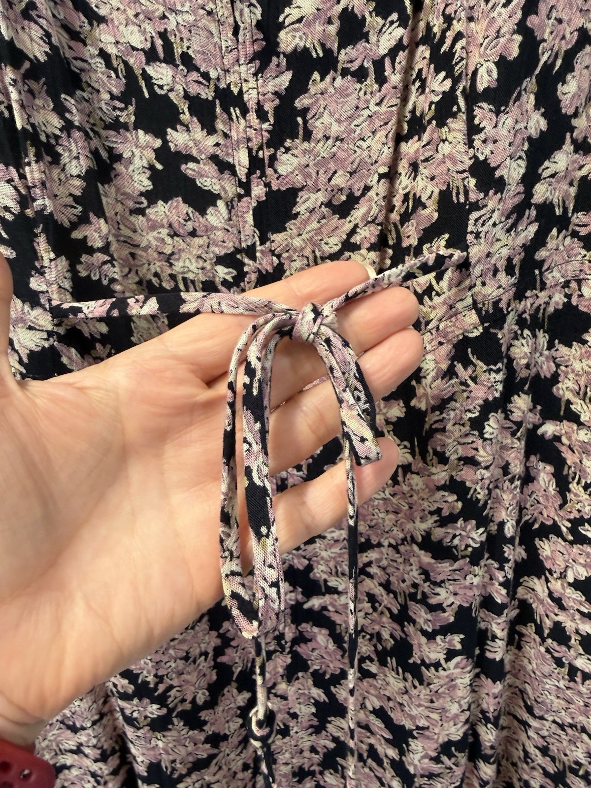 Vintage 90’s Y2K Rabbit Rabbit Rabbit 2 Pc Floral Maxi Dress & PINK Cardigan 14
