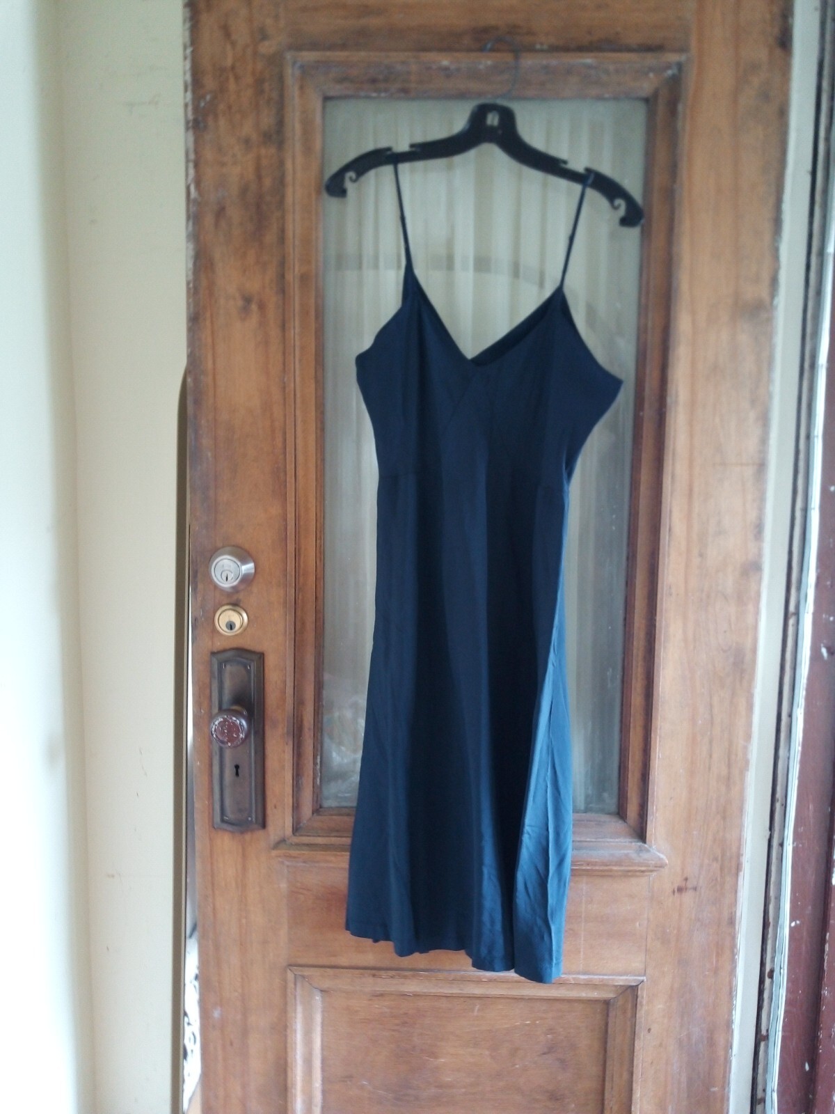 Vintage Kaybar Navy Lingerie Slip Dress Bombshell 40 By Kaymar Garments
