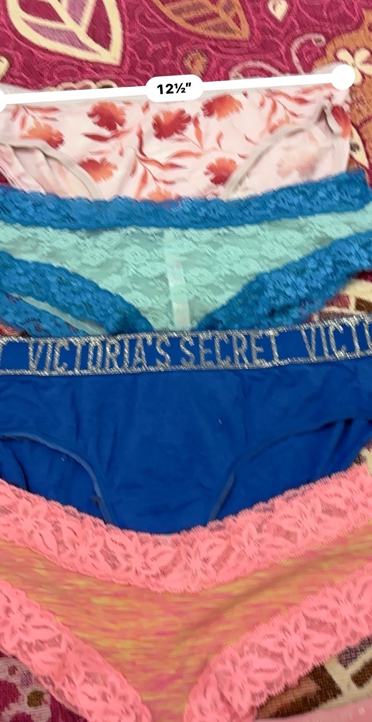Vintage Lote 5 Pink/victoria Secrets Mic Pantis #005