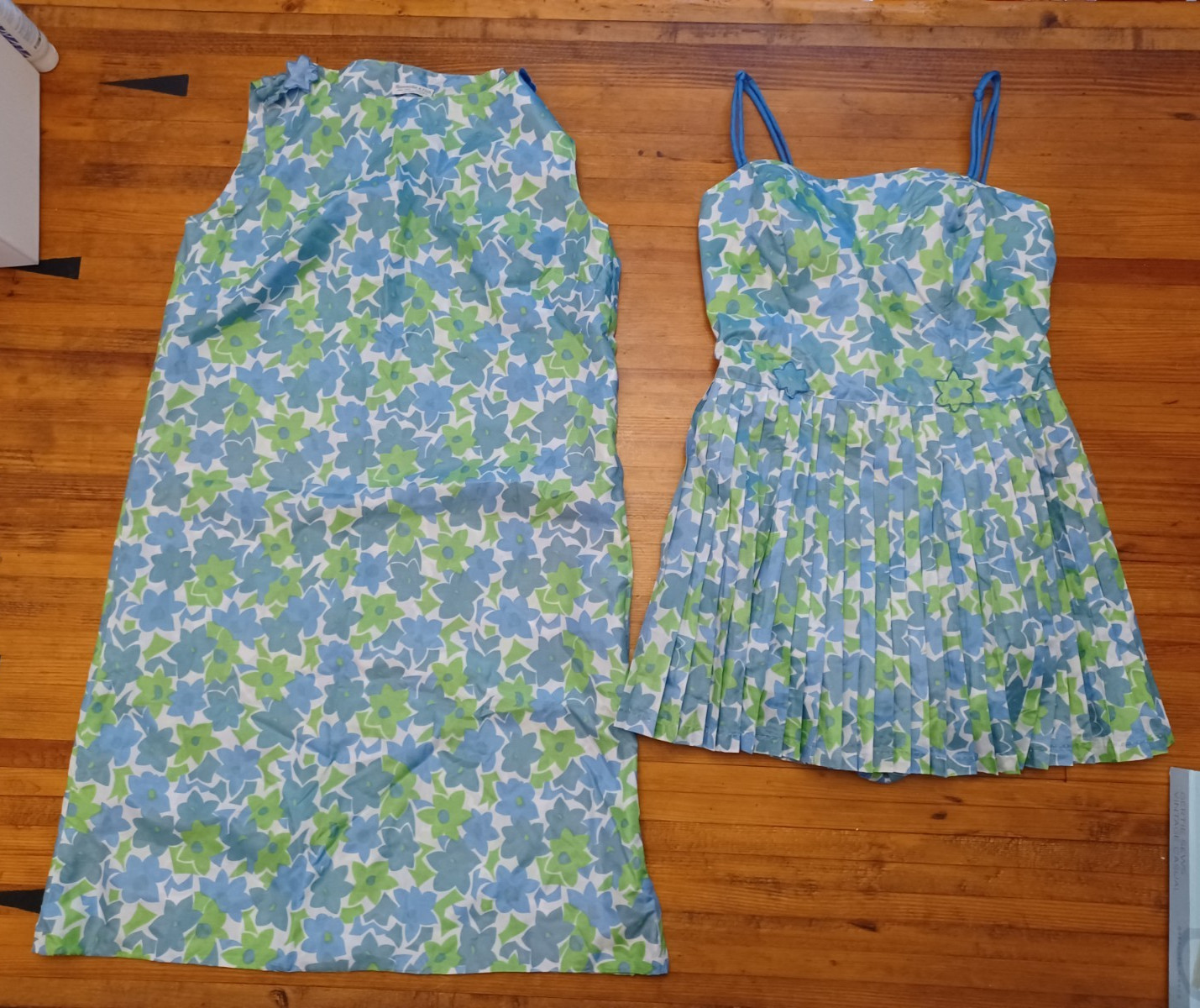 Vintage 1960s size 18 GABAR for Abercrombie Fitch Swim Dress and cover up floral