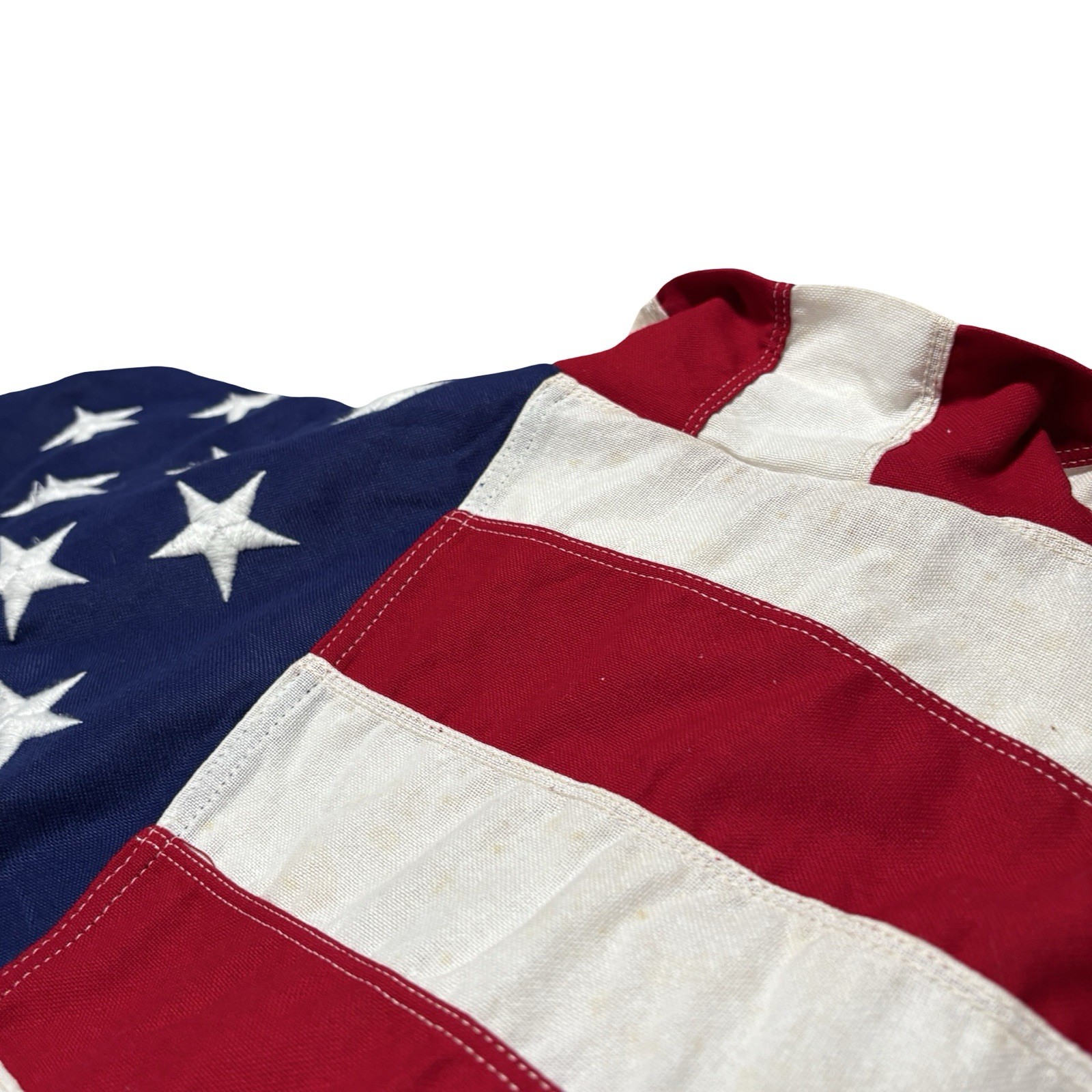Vintage 90s Limited Edition LTD “The Flag” United States Flag AOP Jacket M 25×24