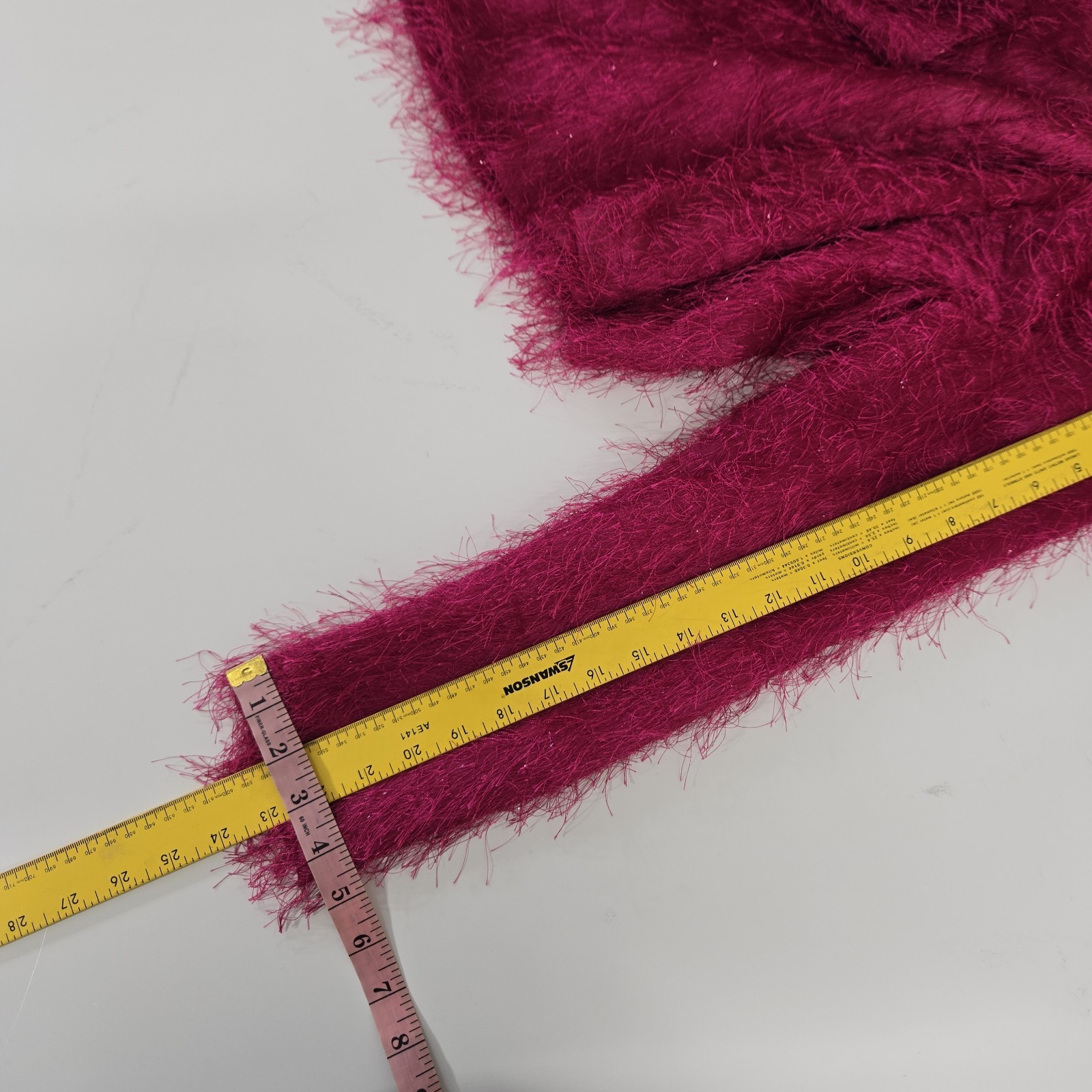 VTG Jessica Howard Fuchsia Pink Shaggy Faux Fur Crop Jacket Evening Coat S Shag