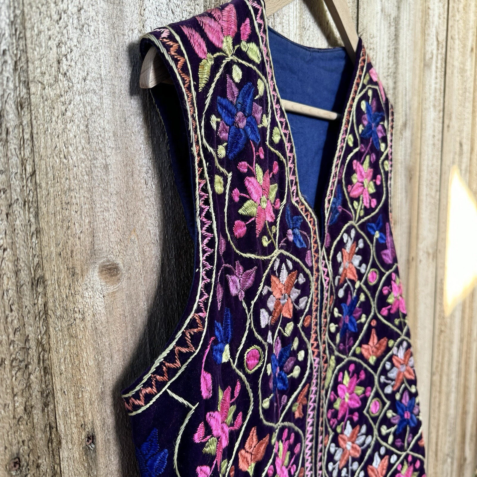 Late 60s/early 70s Bohemian Embroidered Vest