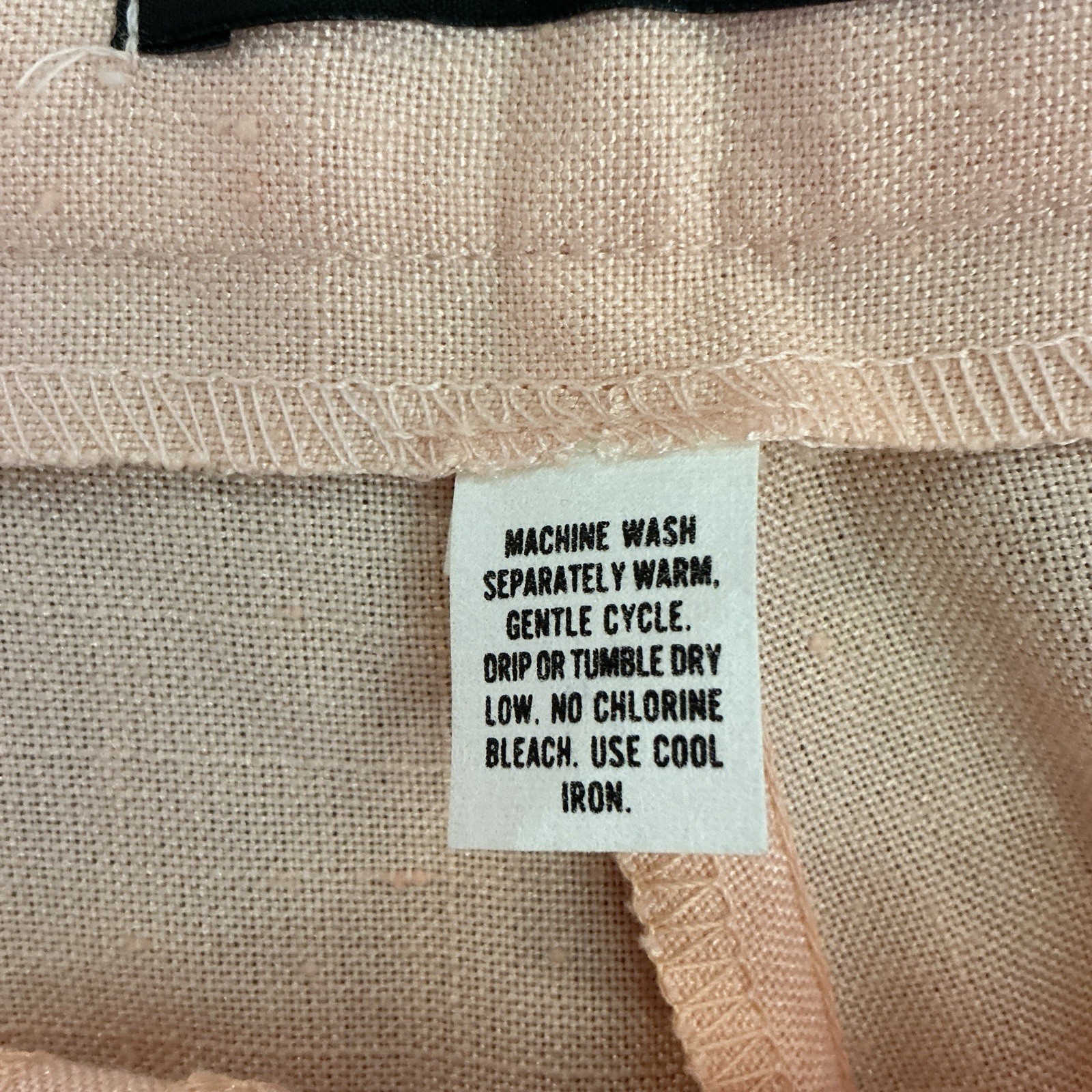 80s VTG Counterparts Petites Peach Pleated Tapered Trousers Size 10P Wmns #3602