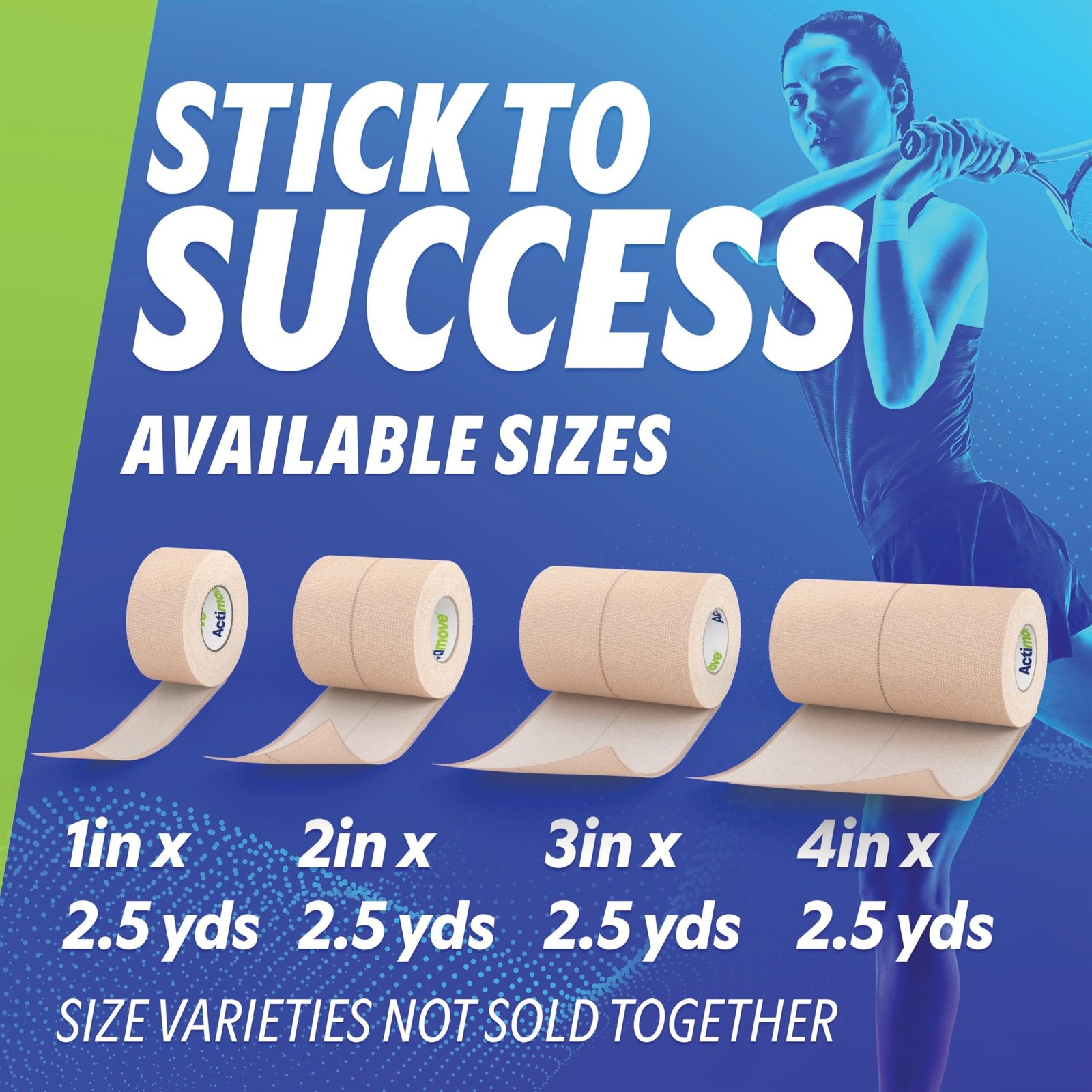 Elastikon by Actimove Cotton Elastic Tape 4 in x 2.5 yd 6 Rolls 73080-21