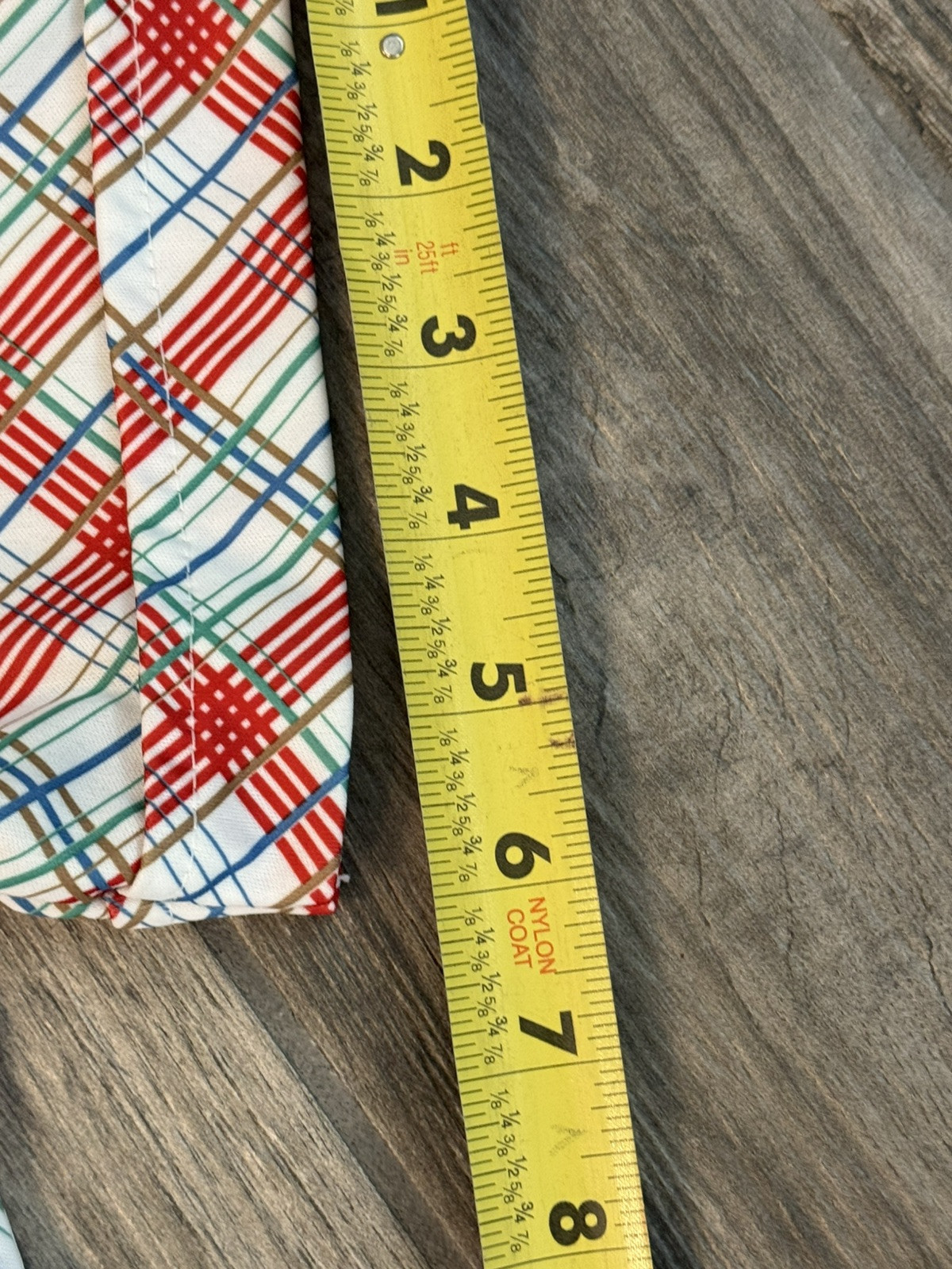 Rare Vintage 1960s70s Sears Perma Prest Shirt-Red, White, Blue Plaid W Med 16