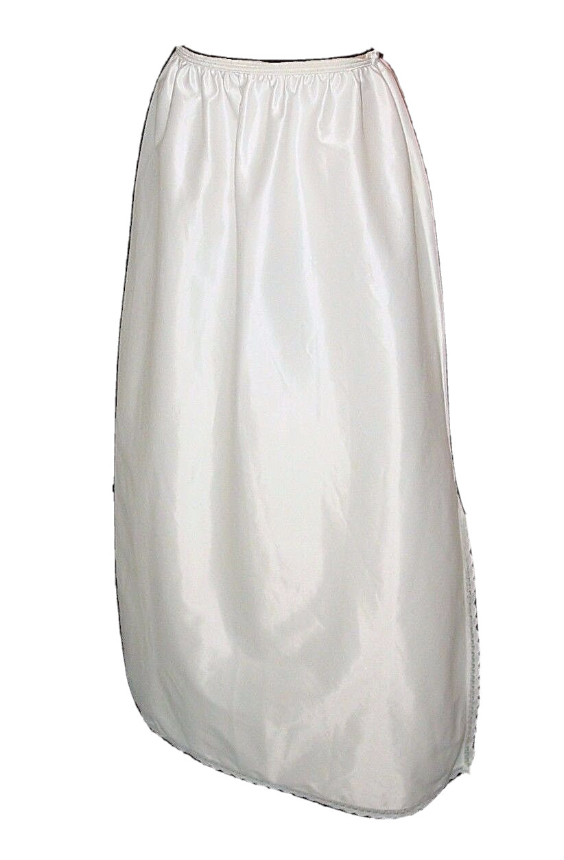 vintage 1940s, Half Slip, Lorraine, Ivory-Beige Lace opaque Nylon mint, M