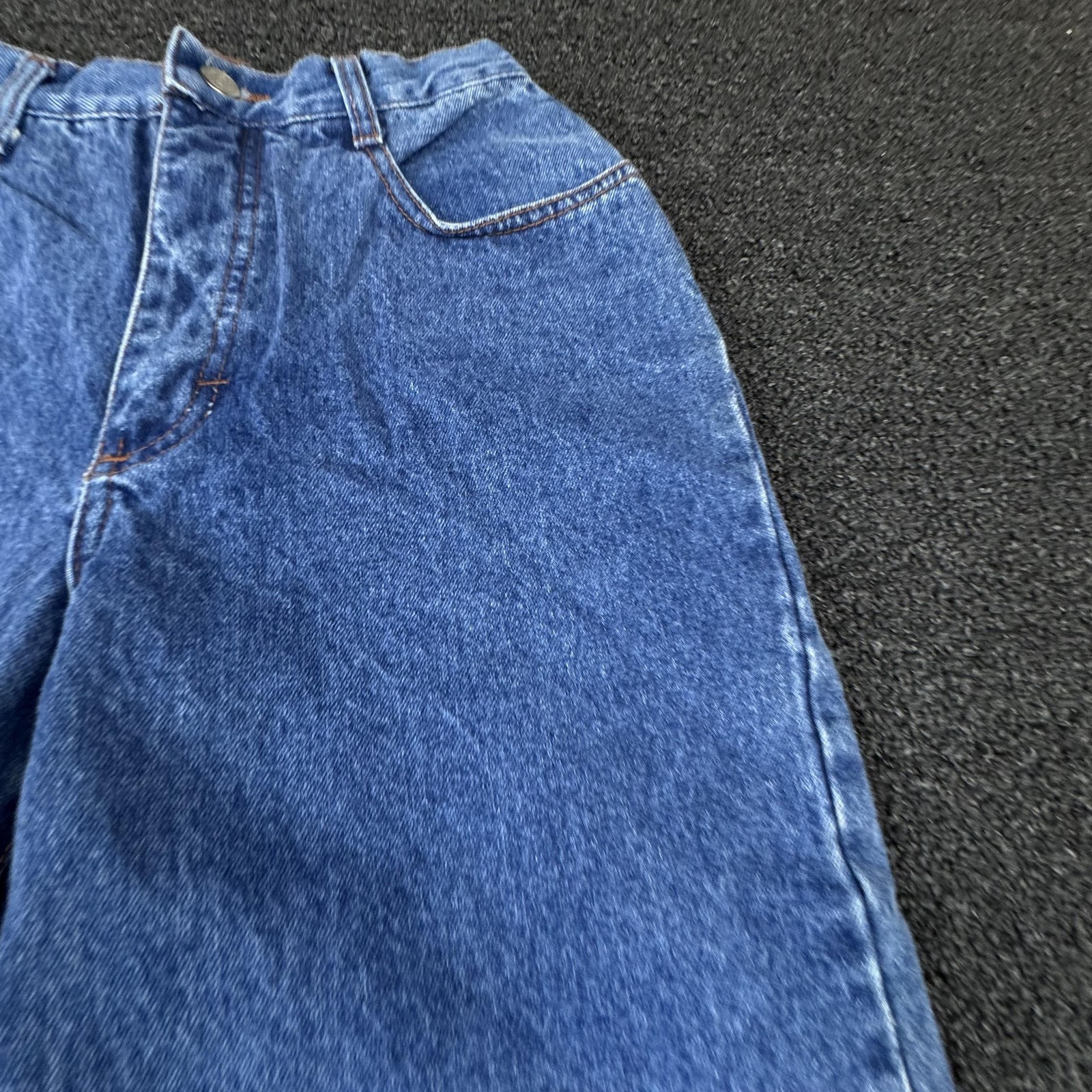 Vintage Gitano Jeans Womens 12 Short Blue Denim High Rise Tapered Mom 90s Pants