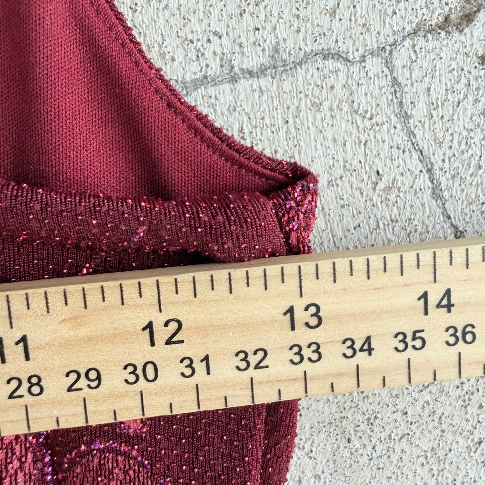 Vtg 90s Midi Dress Floral Asymmetrical Burgundy Glitter My Michelle S USA Made