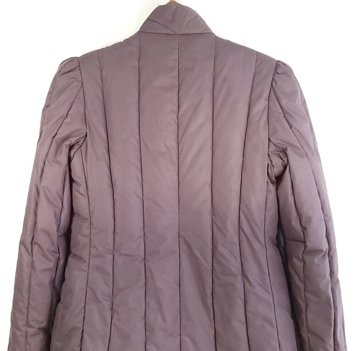 Vintage Count Romi Coat Women’s 12 Purple Front Zip Duck Down Retro