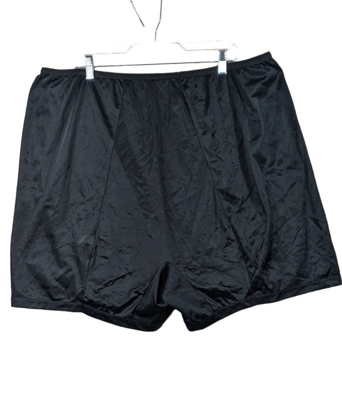 Vintage SERENADA Granny Panties Nylon Sheer Black Hi-Cut Panty Size 15
