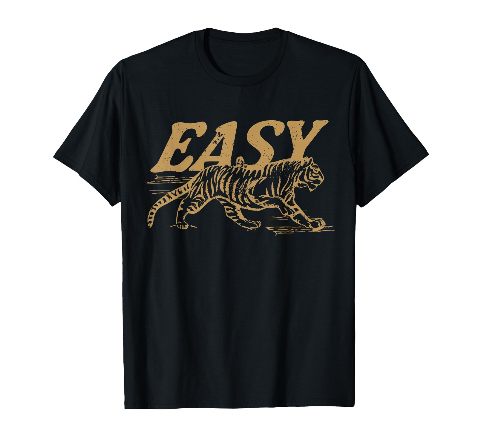 Easy Tiger Vintage Distressed Trendy Grunge Indie Boho Small, Black