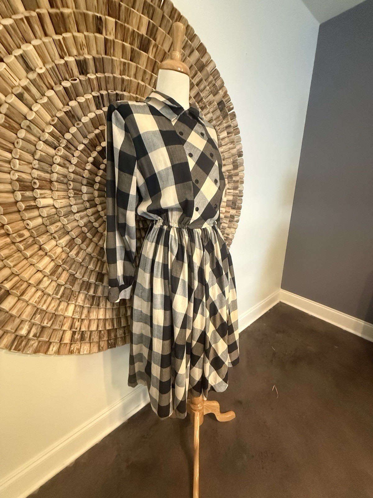 This J.C. Penny dress is from the mid. 1970’s. Light weight