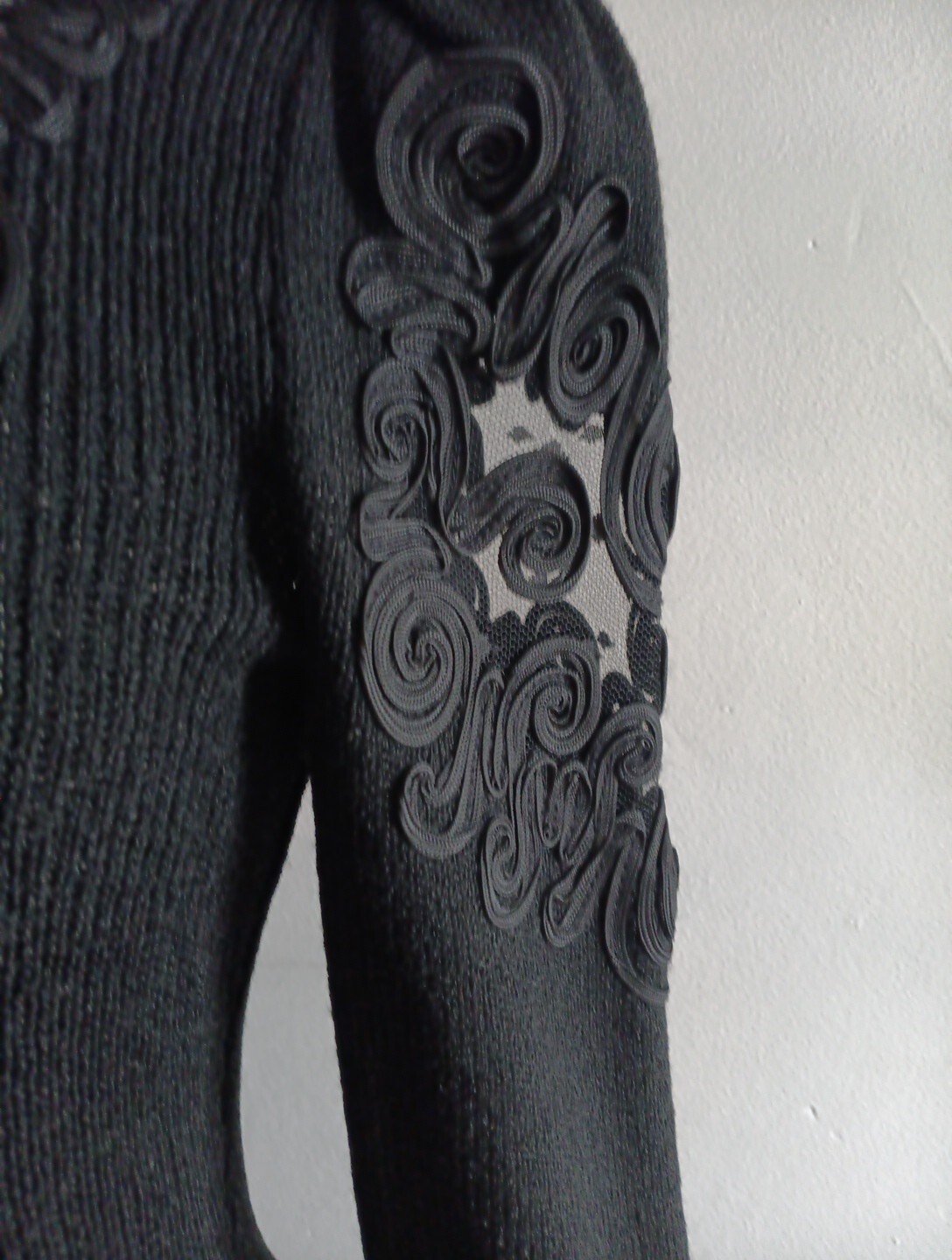 Pat Sandler For Wellmore Dress Saks Fifth Ave Black Zip Sz 4 Women’s Gorgeous