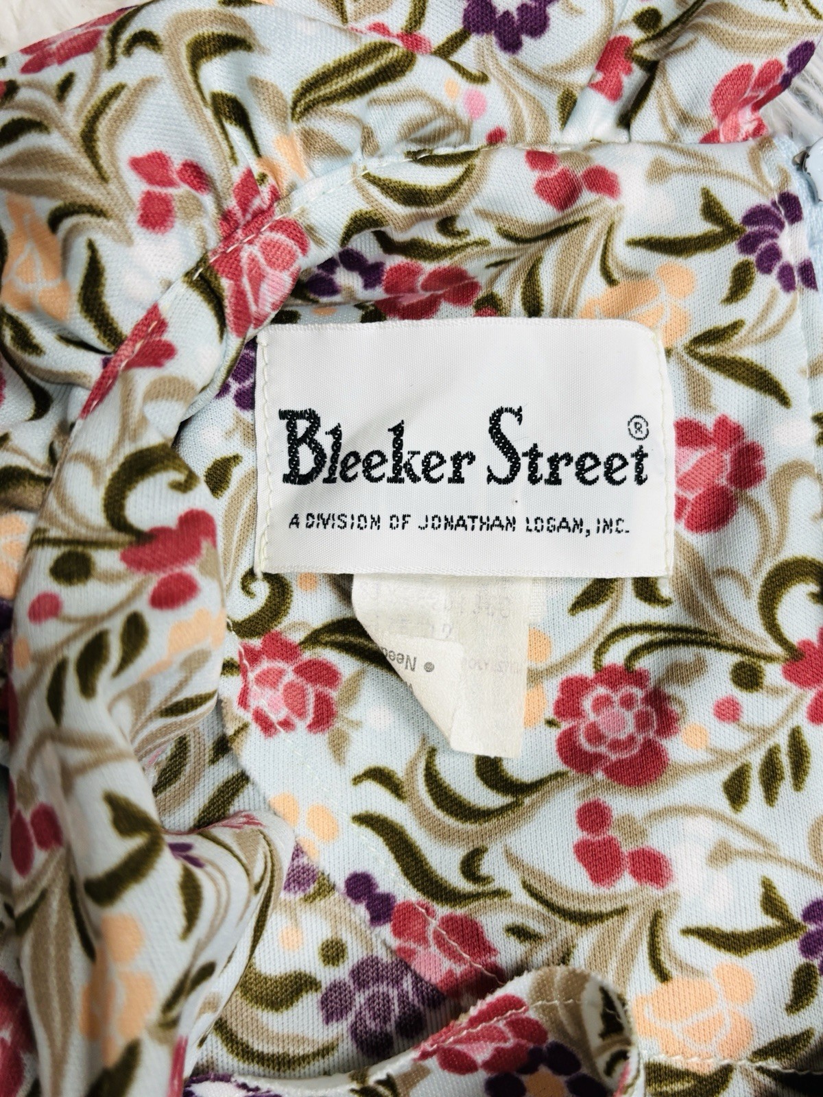 Vintage 1960’s 1970’s Bleeker Street Hippie Floral Dress