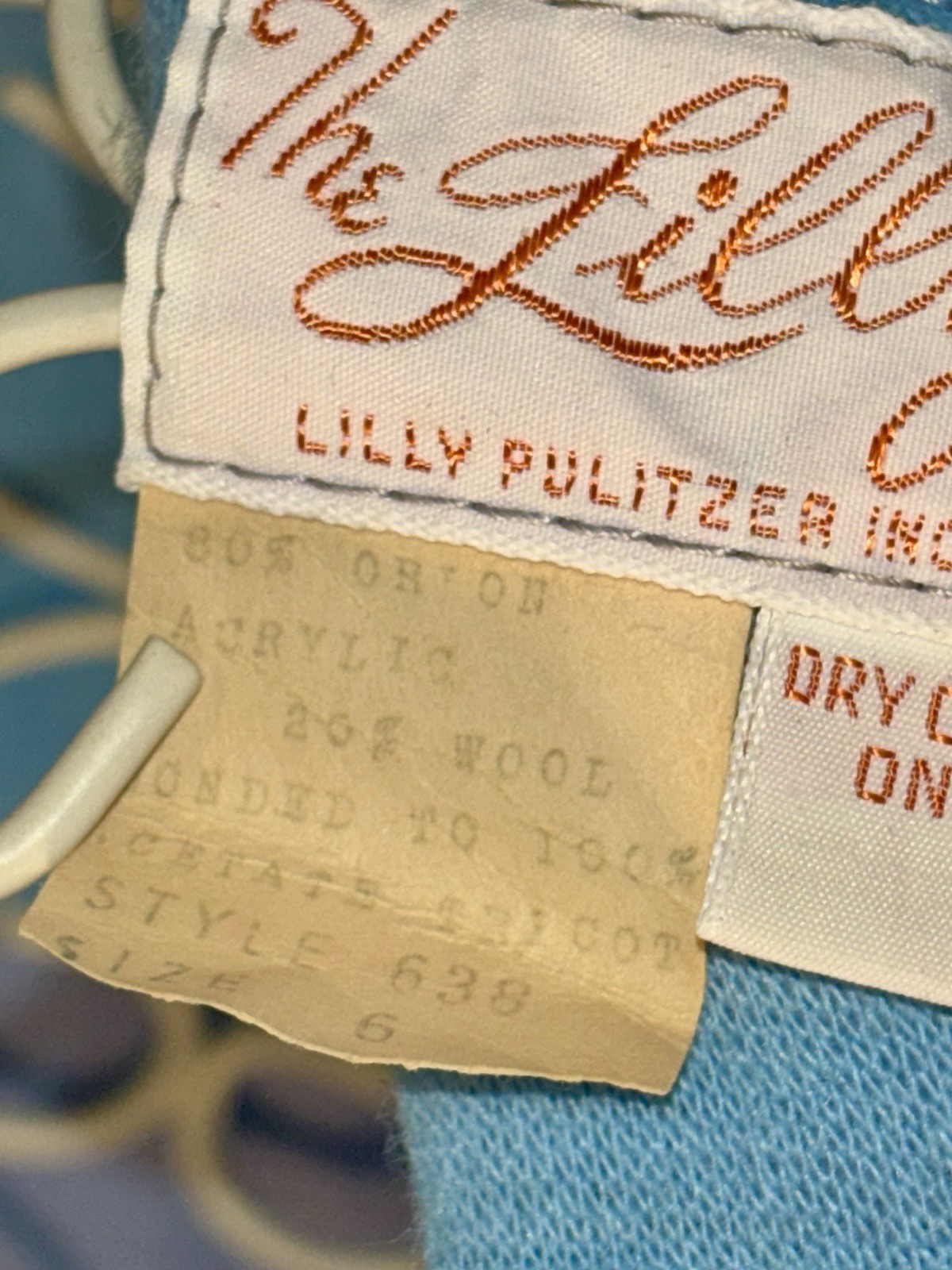 Super Rare 1960s Lilly Pulitzer”The Lilly” Maxi Dress w Chevron Embroidery