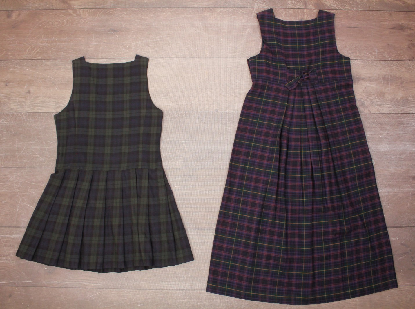 VTG 80s 90s Lot of 4 Laura Ashley Pleated Jumper Dresses Sz S 1990s Dress Lot