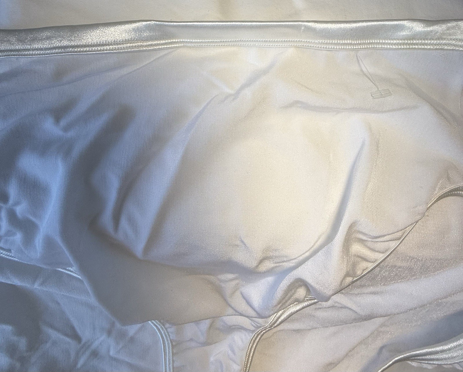 Vanity Fair Silky Smooth Illumination Hi Cut Panties #13808, White, Sz 9/2XL,NEW