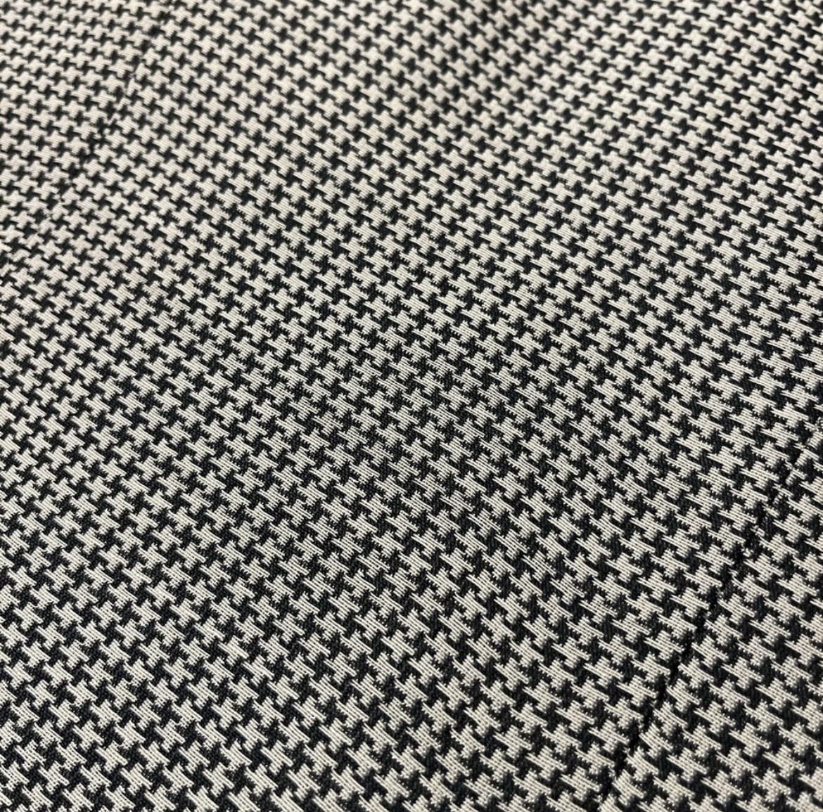 Armani Academia Baby Houndstooth Double Breasted Chic Silk Blend Designer Blazer
