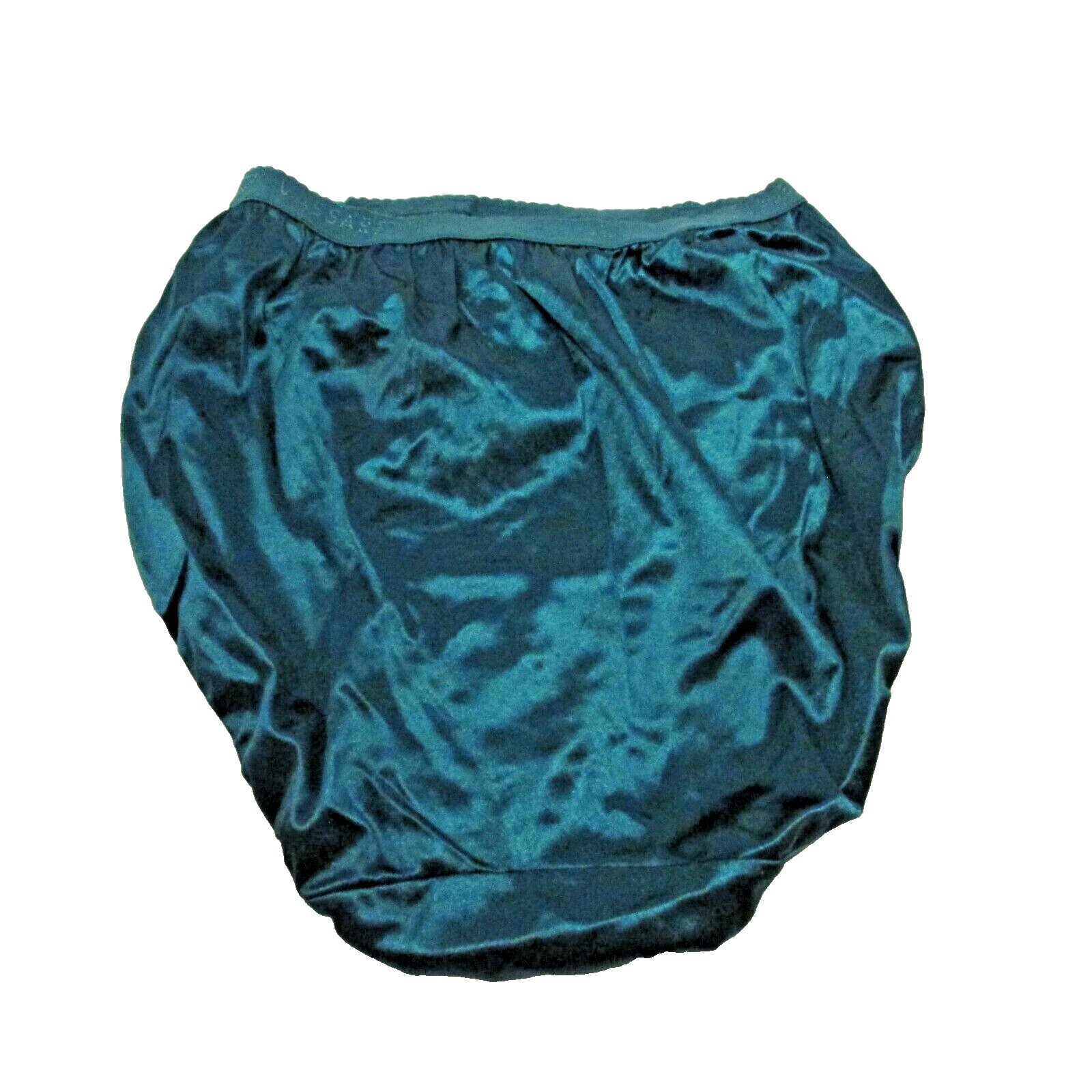 Vassarette Second Skin Satin Wide Thick Signature Waistband Hi Leg Brief Panty 6