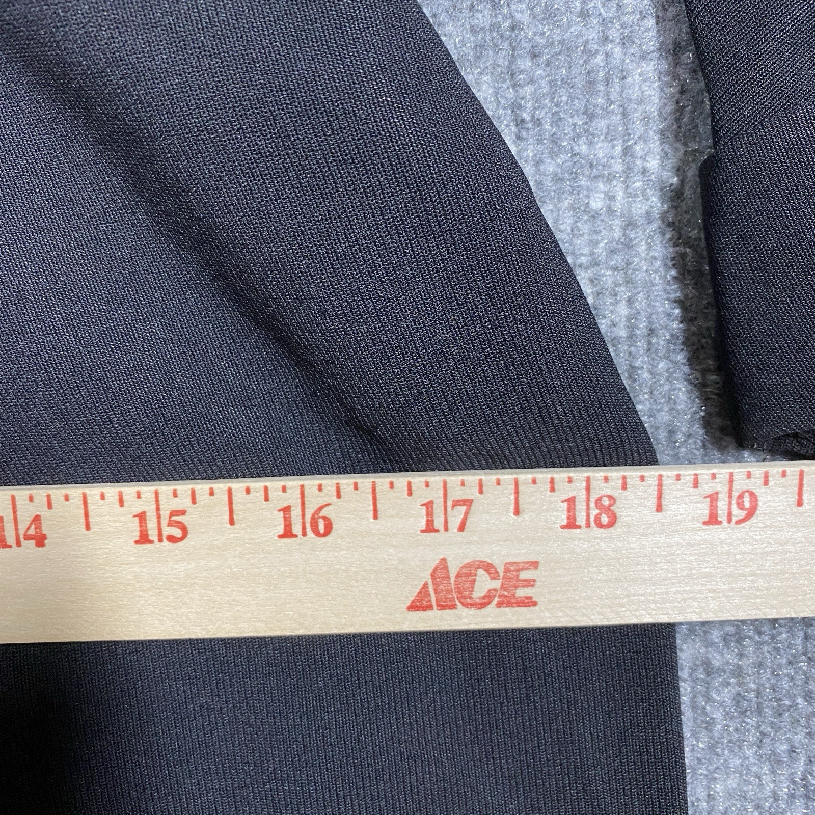 VINTAGE 40s 50s Georgia Wells Black Rayon Red Velvet Dress Belt Long Sleeve