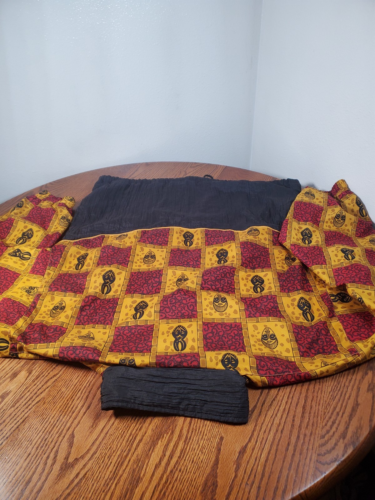 Vtg 1980s-1990s Colorblock Windbreaker Jacket By Erica Brooke African Tribal