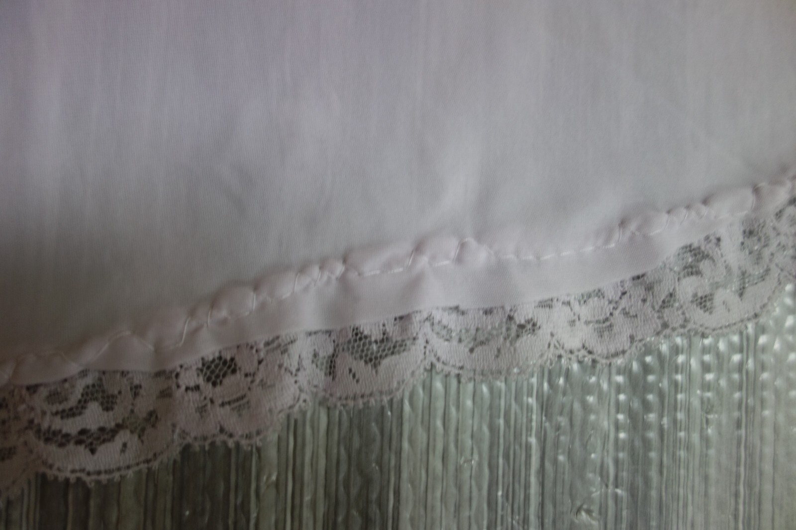 Vintage Shadowline Nylon Silky Feel Nightie Lilac Altered Size Small *Altered