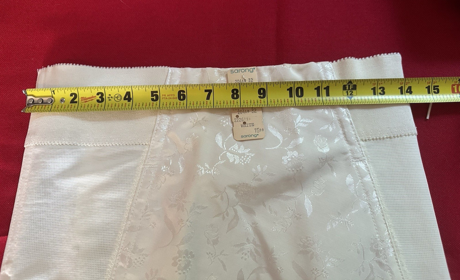 Vintage Brand New with Tags Girdle with Garter Clips & Open Bottom Design W/Box