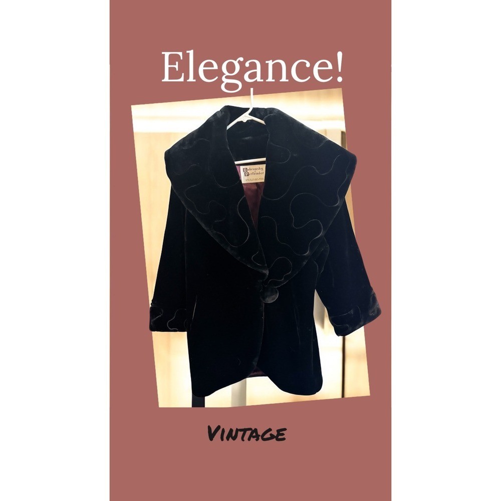Vintage🔥Dubrowsky🤑Perlbinder 60s glam Mod Fur Overcoat Jackie O Style mob wife