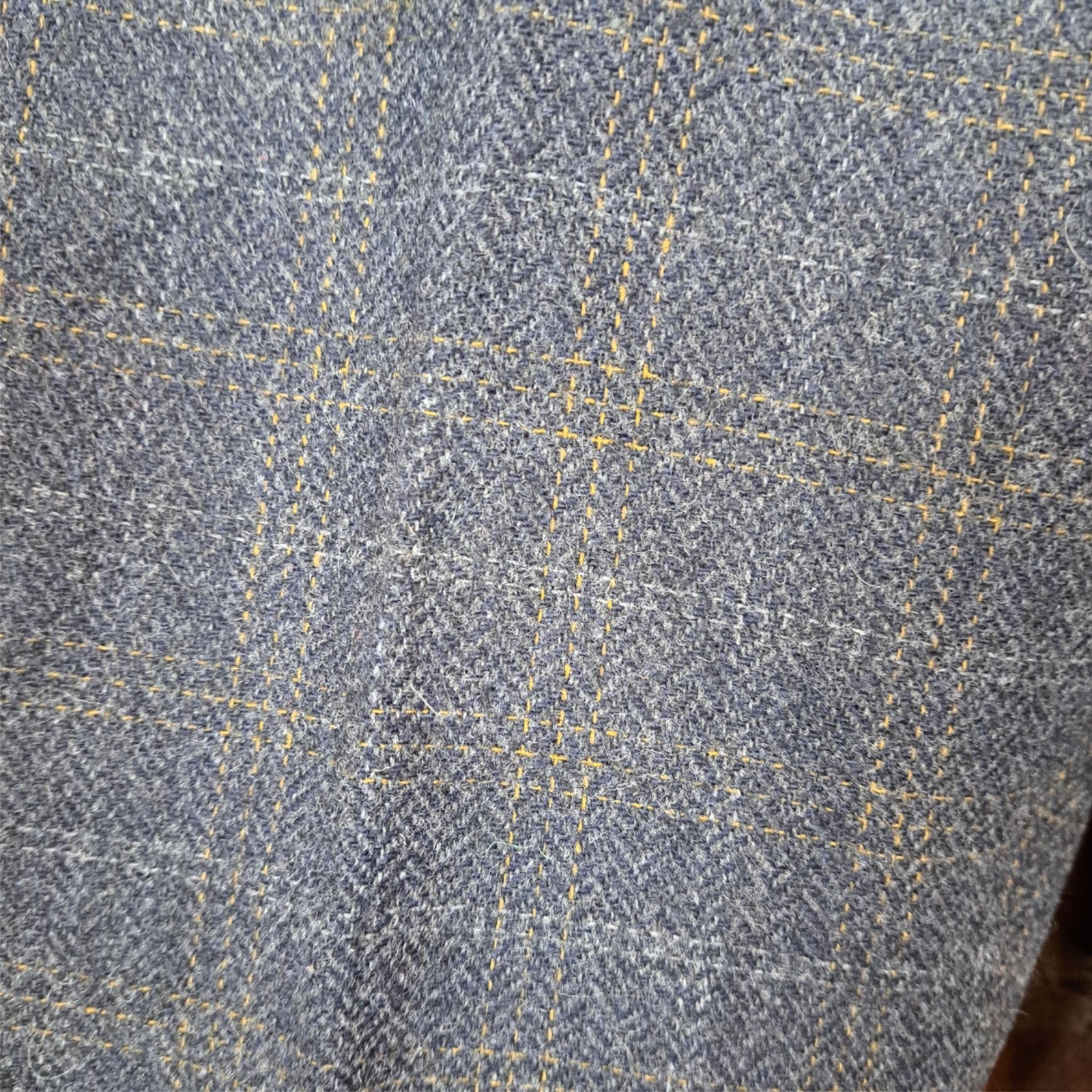 Willie Smith Womens Pants Gray Wool Gold Pinstripes Made in Italy Lined Size 8