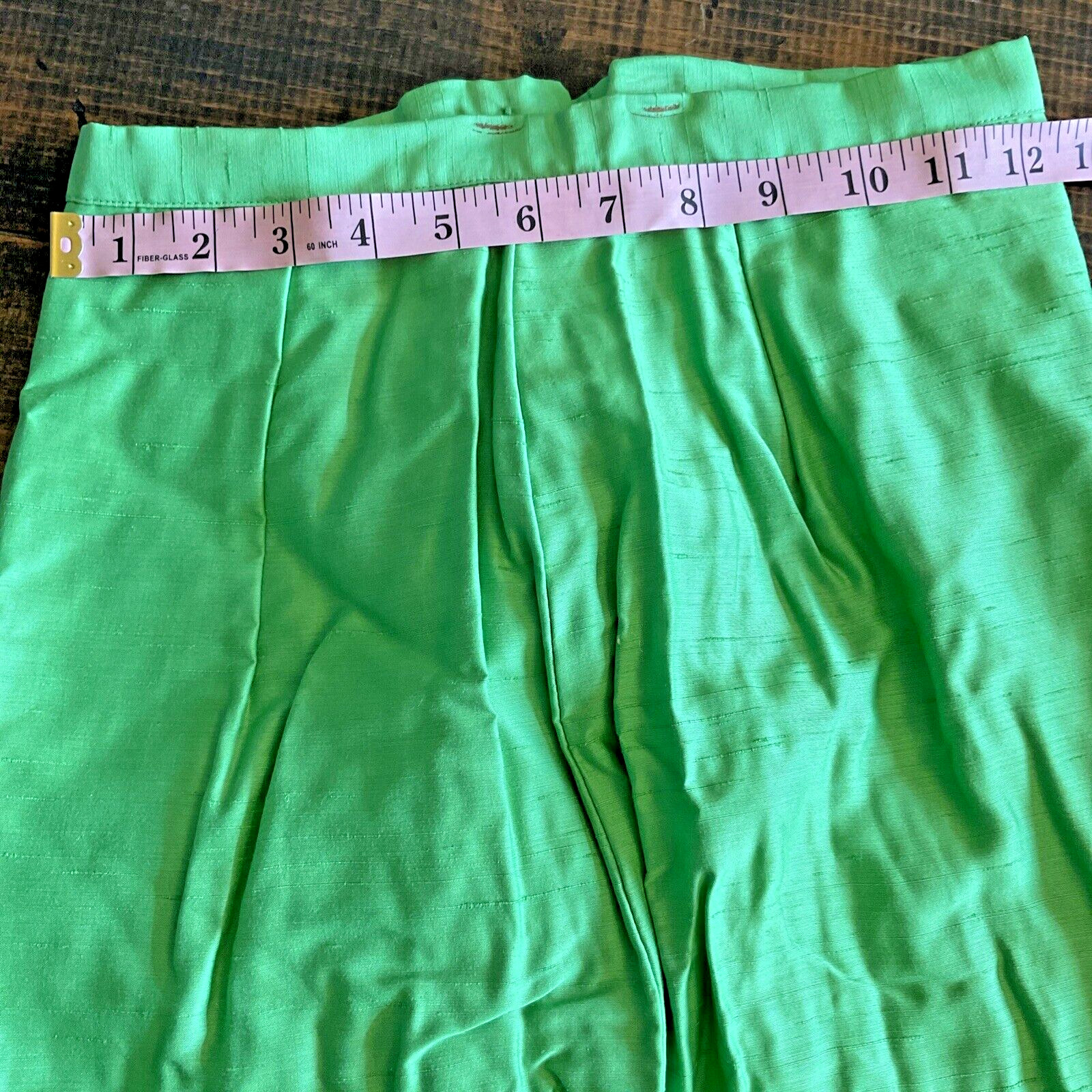 Vintage 1960’s?  Phil Rose of California Bright Green Sleeveless Top And Skirt