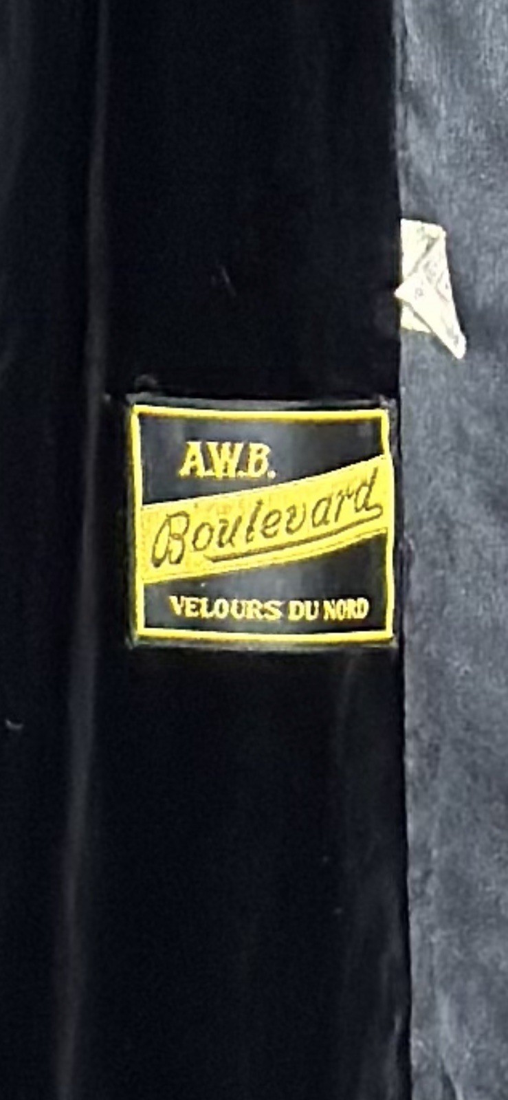 Edwardian Black Silk Velvet Coat Velours du Nord Sony Pictures Opera Jacket