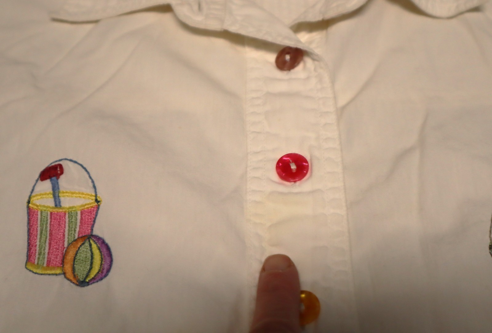 Vintage 1980s Silver Threads womens buttons up multicolor embroidered shirt L