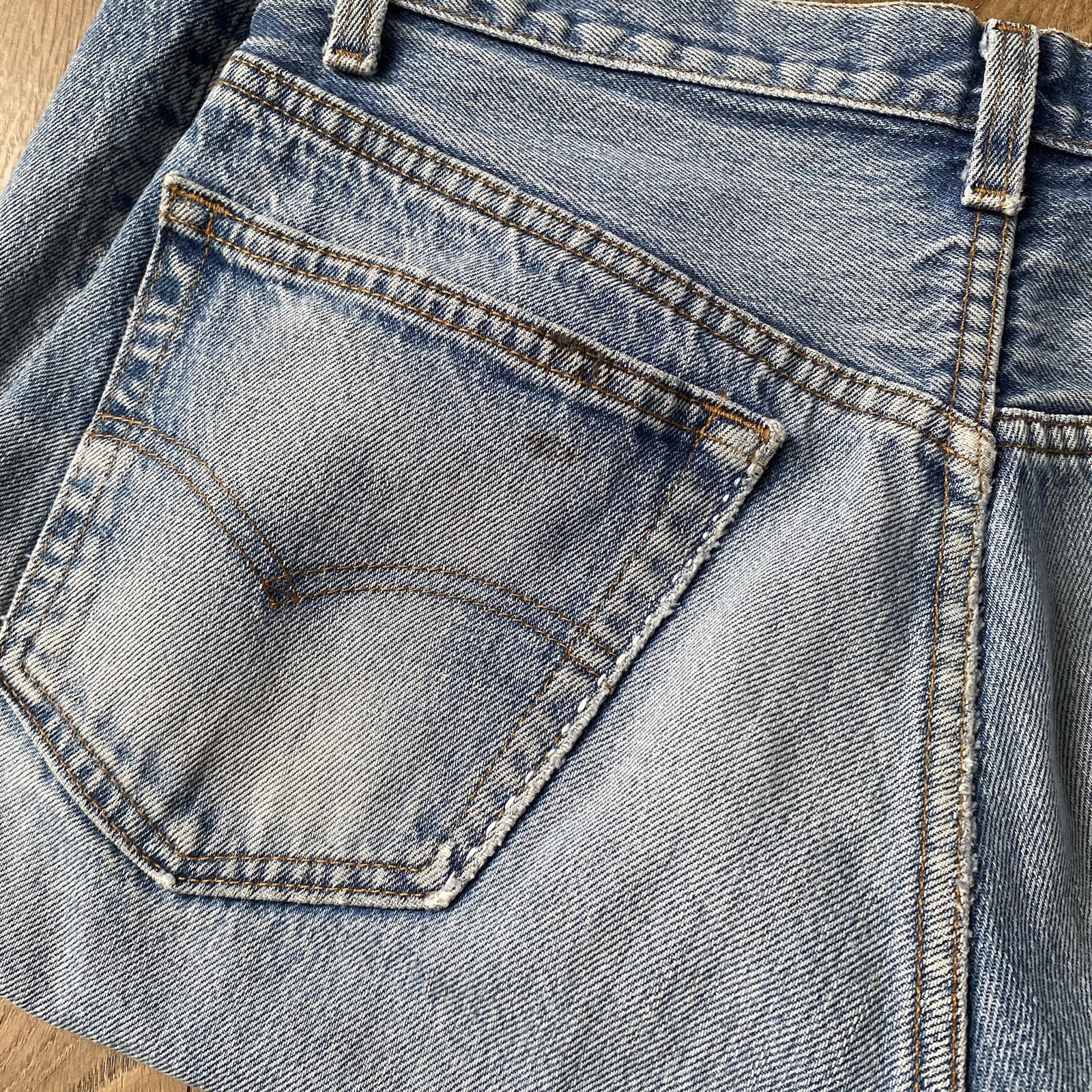 Levis 501 XX Vintage Jeans 80s Blue Faded Denim Straight Made In USA 31 29