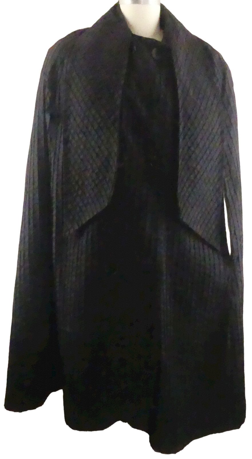 Tuxster All Purpose 1960’s 100% Cotton Pintuck Cape Cloak One Size