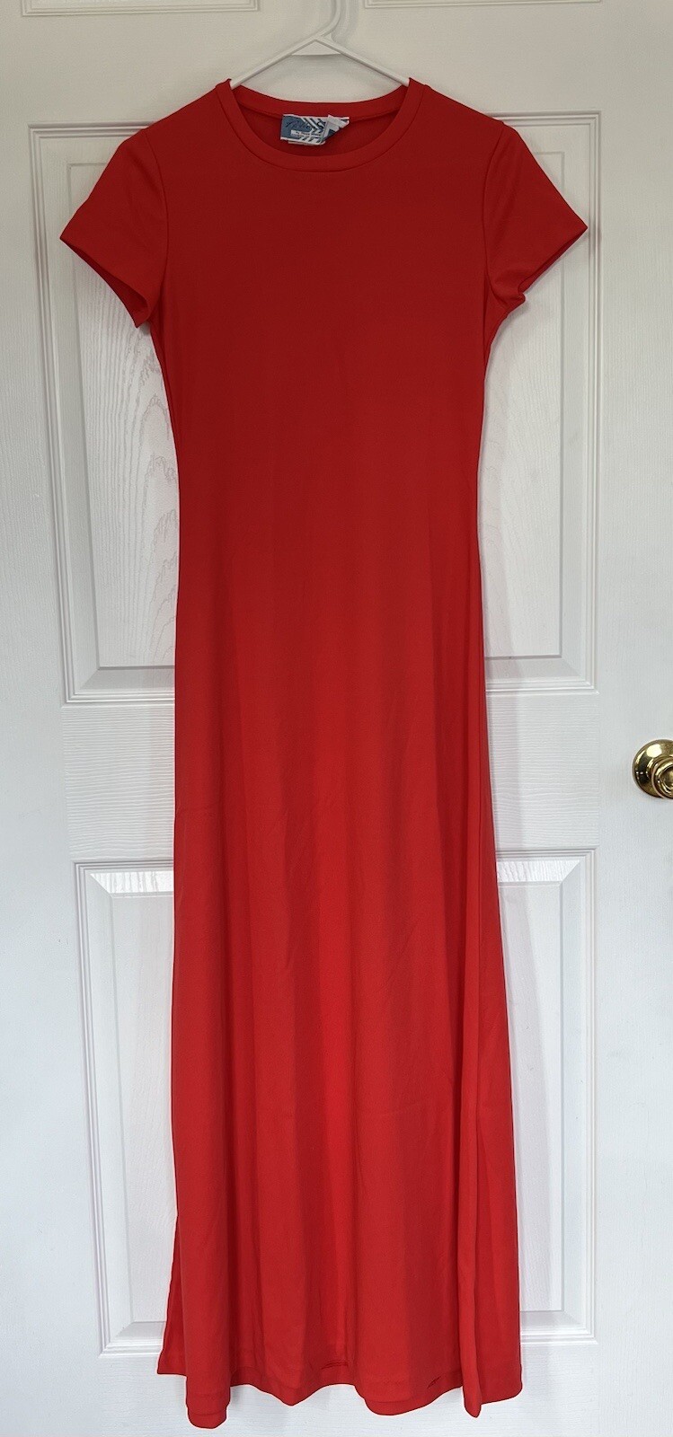 Action Scene Dress By Rose Marie Reid Division Of Jonathan Logan Medium Red SS