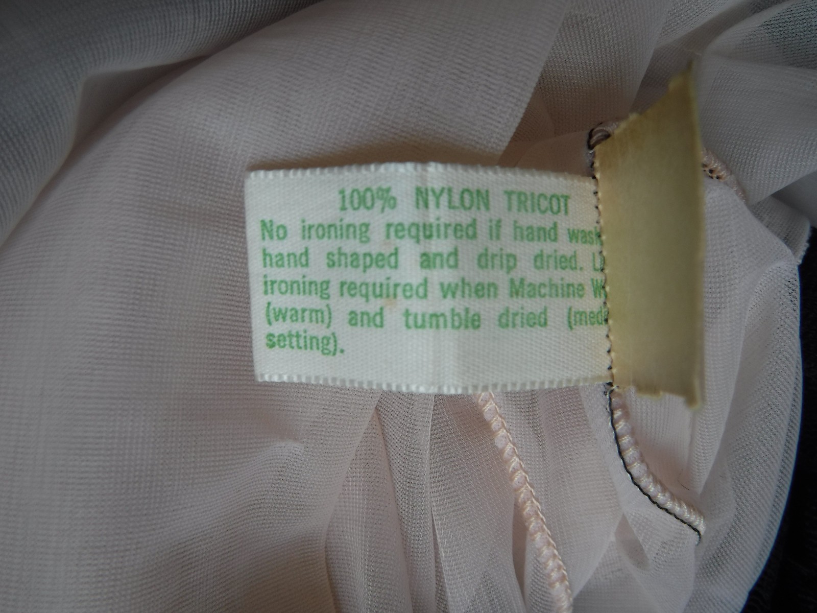 Gorgeous & Rare! VTG 60’s Jenelle of California Lingerie Lace Chiffon Lined S/M