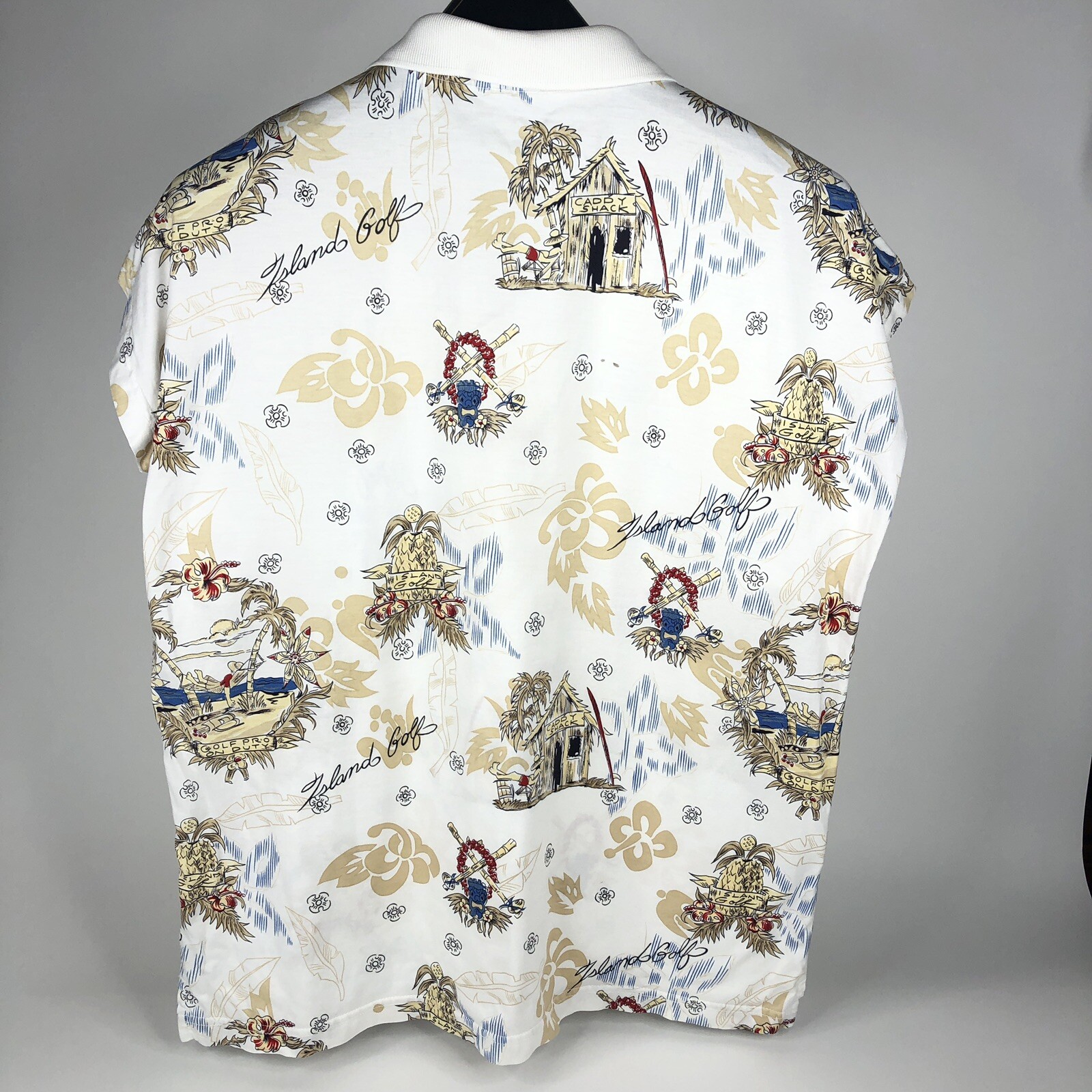 Vintage Hana Sport Women’s Large Golf Polo Shirt Island Golf Caddy Shack