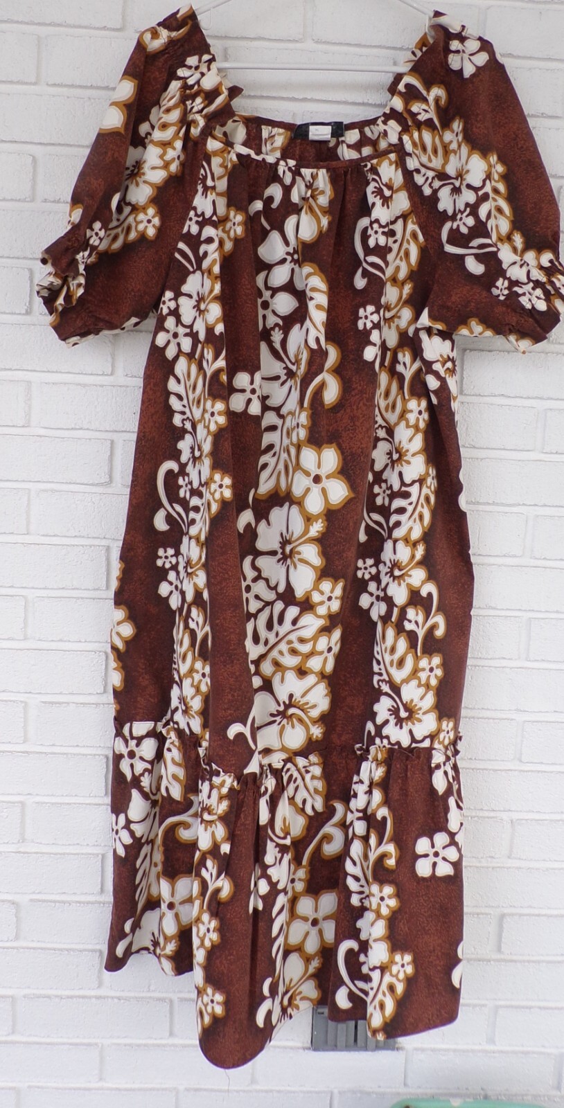 Tamare Hawaiian Islands Vintage Hawaiian Mumu Dress Size X Large