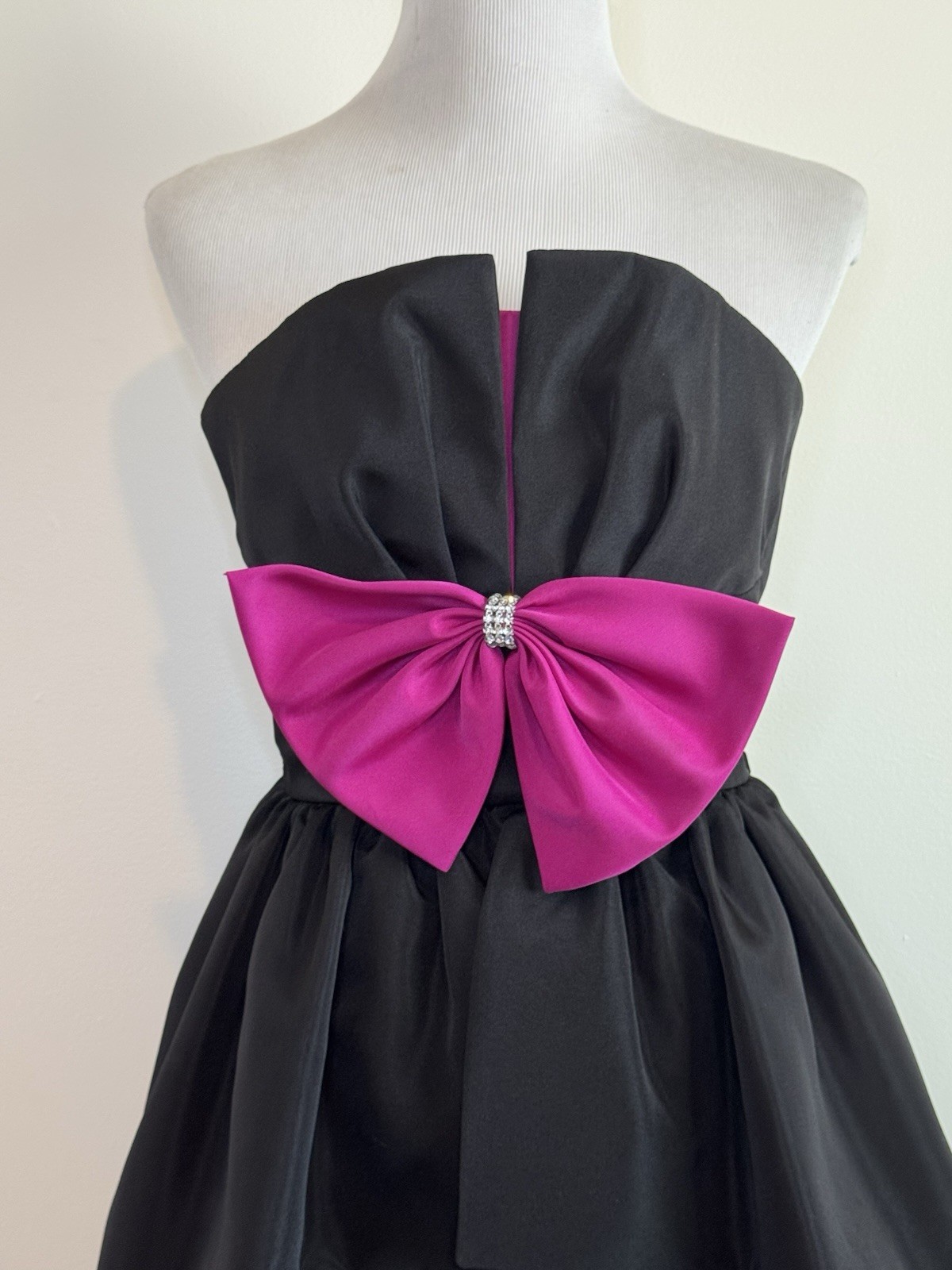 Huey Waltzer Darcy Vintage 80s Designer Cocktail Party Dress Prom Formal XS S
