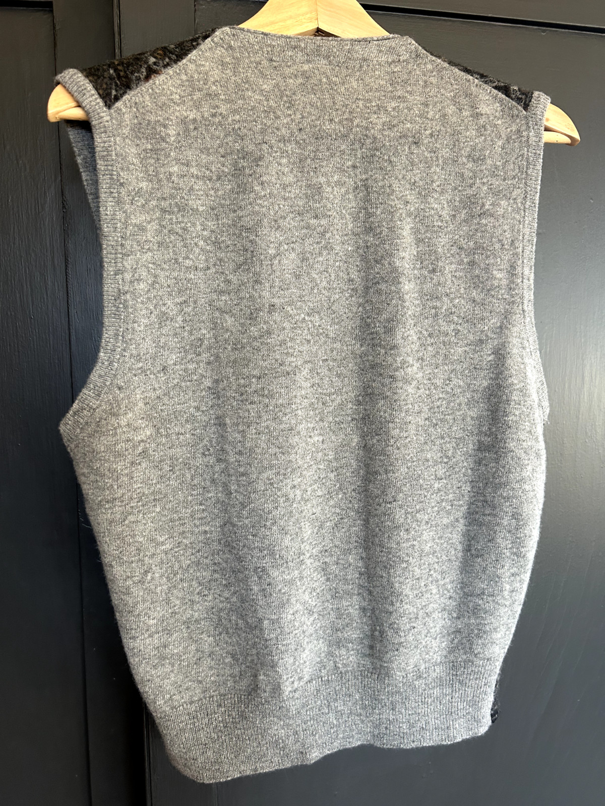 Vintage 90s Sportables Studio Lambswool Heritage Vest Hong Kong Dark Academia