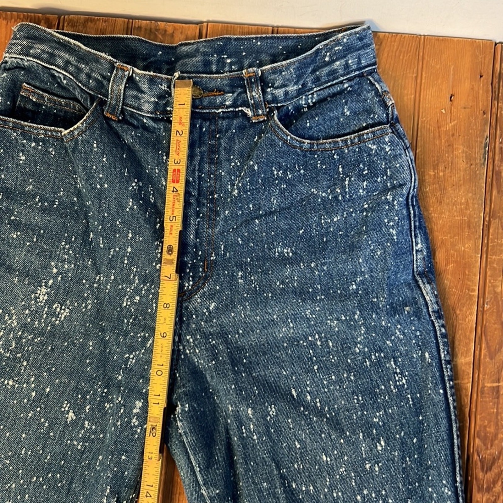 Womens Vintage 1980’s Jeans Made in the shade speckled high rise baggy