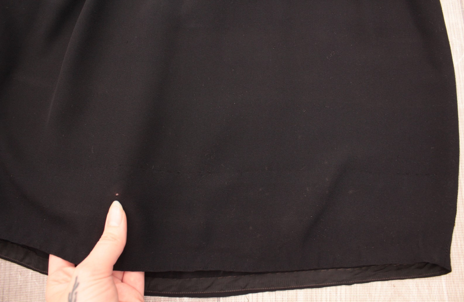 Vtg Women’s 30s Black Sheer Dress W/ Bows At Front Waist Sz XS/S 1930s