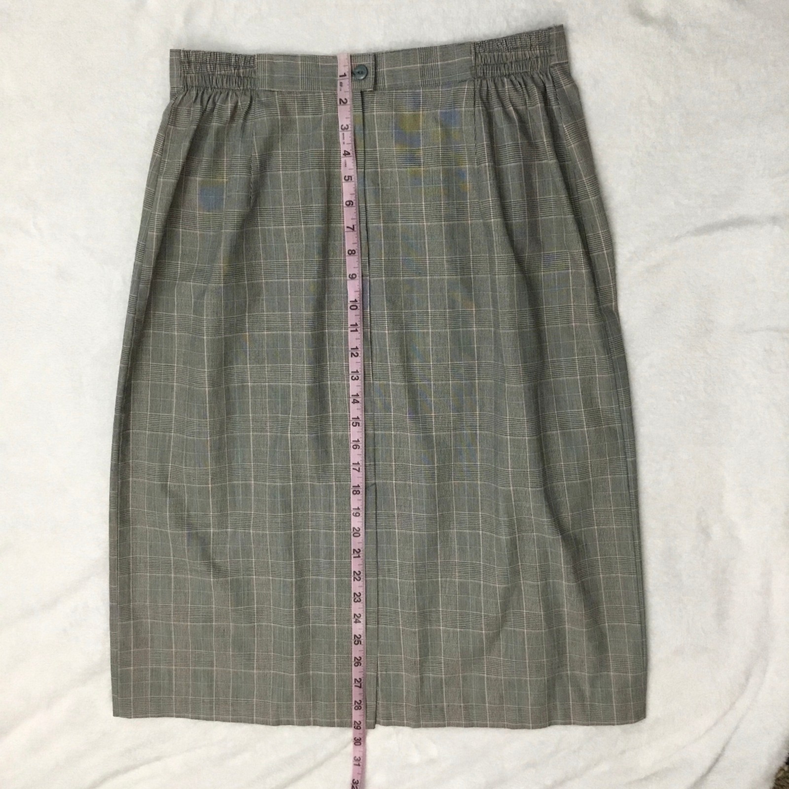 Vintage 80’s Casablanca II Union Made Plaid Checkered Skirt