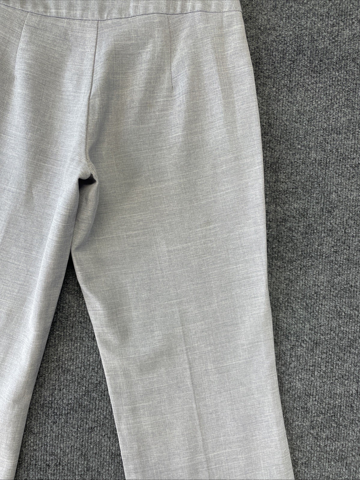Vintage Juniors Tie Front Gray Dress Pants Slacks 90s Odds n’ Evens Made in USA